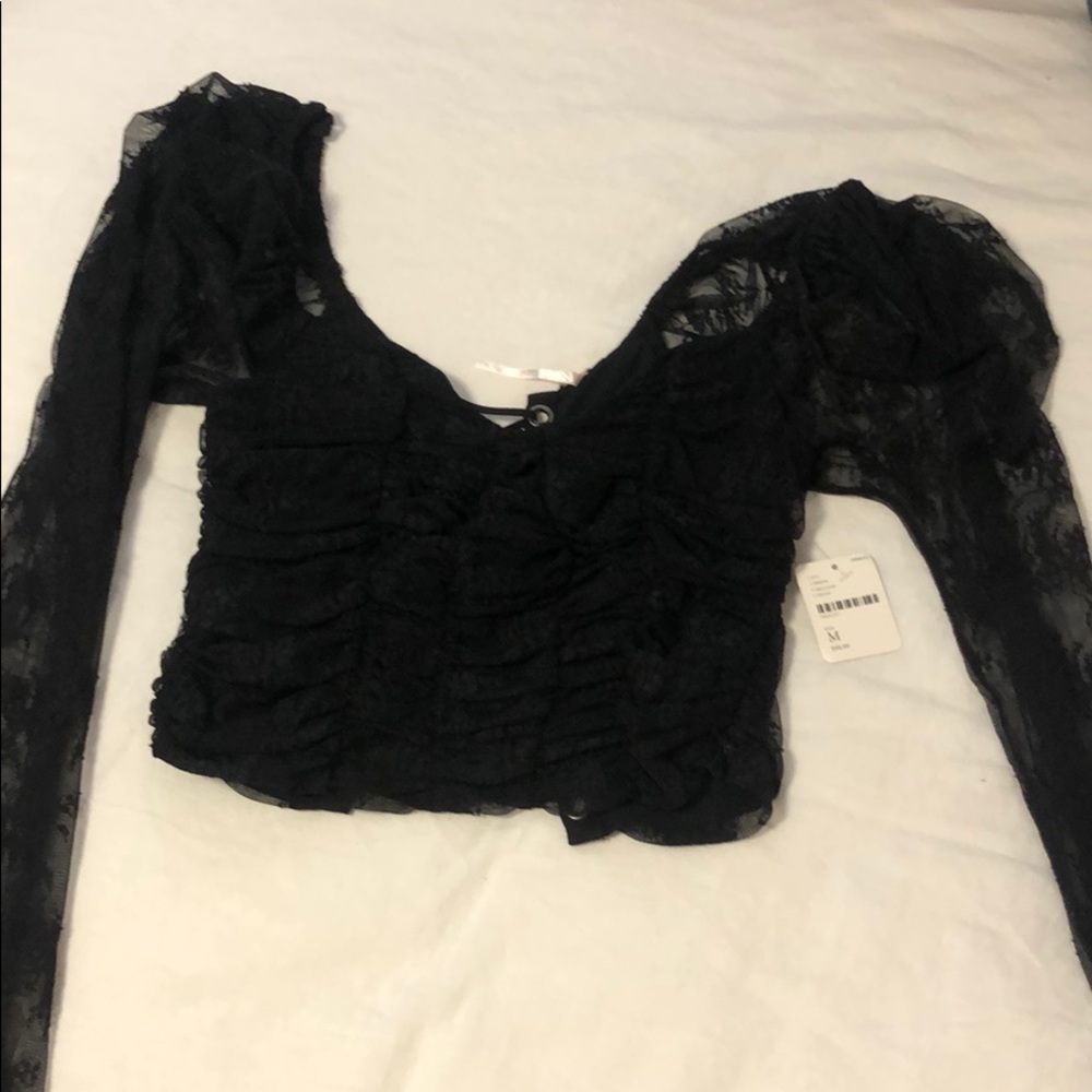 Lace touched top